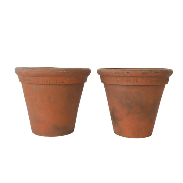 This lovely Pair of Vintage Sankey Pots are beautifully made from terracotta. This pair are circa 1960s, towards the end of manufacturing at Sankey.