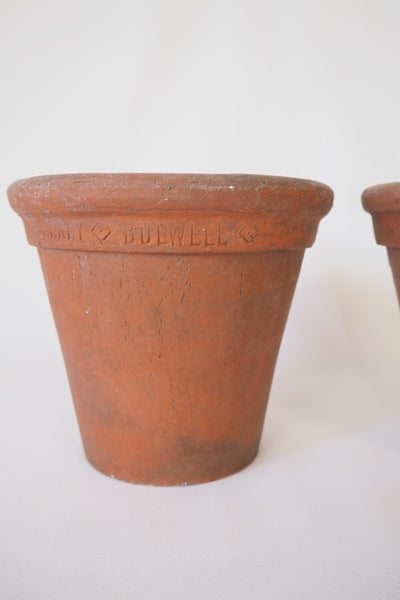 This lovely Pair of Vintage Sankey Pots are beautifully made from terracotta. This pair are circa 1960s, towards the end of manufacturing at Sankey.