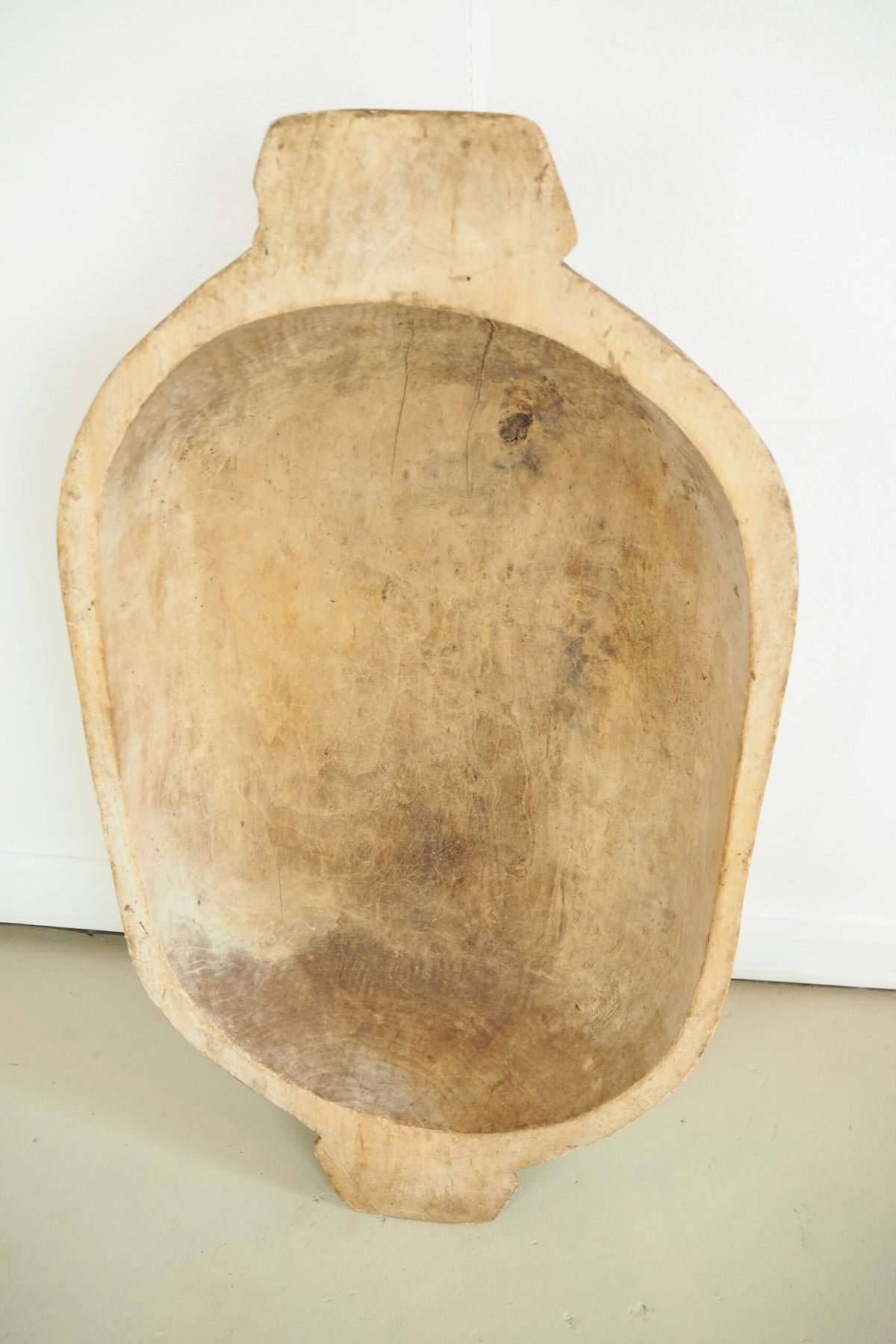 A wonderful Large Antique Dough Bowl. This characterful bowl is the ideal centrepiece for your table or kitchen island.