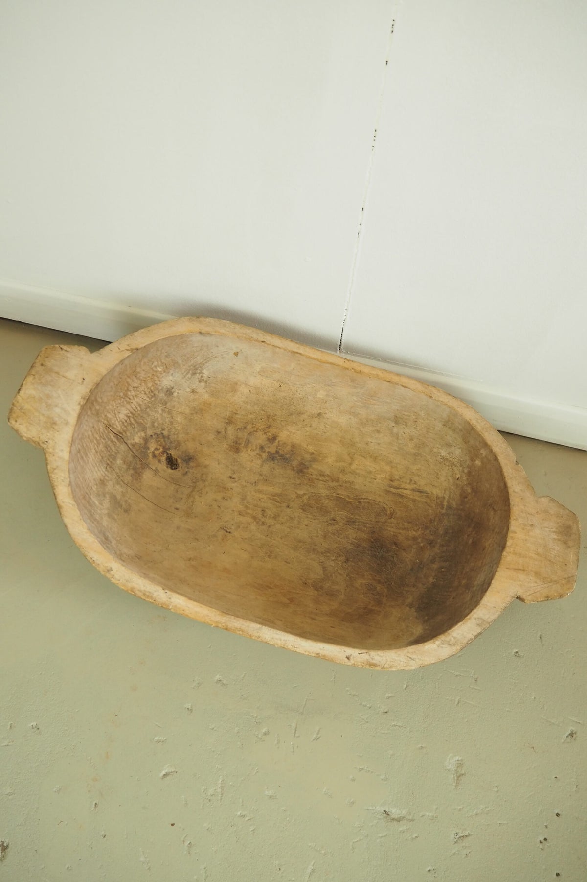 A wonderful Large Antique Dough Bowl. This characterful bowl is the ideal centrepiece for your table or kitchen island.