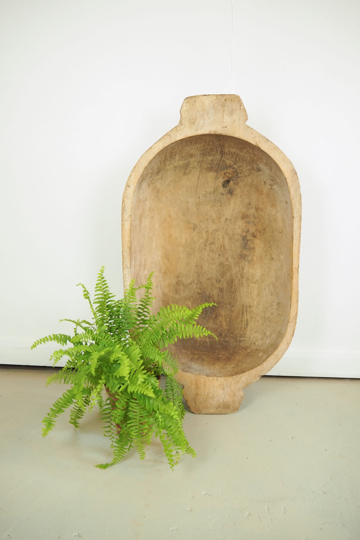 A wonderful Large Antique Dough Bowl. This characterful bowl is the ideal centrepiece for your table or kitchen island.