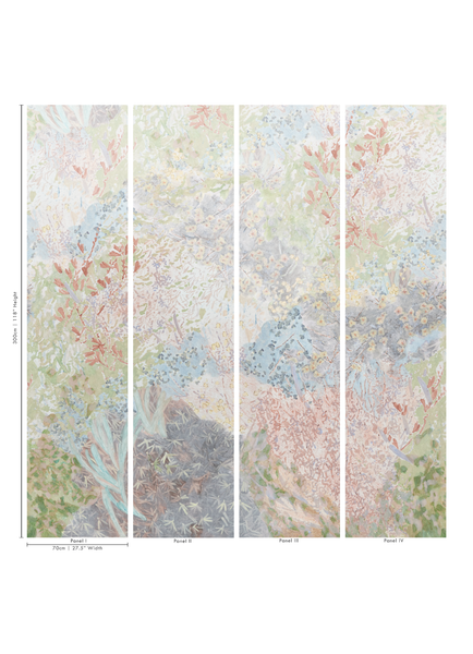 The Painted Garden No.1 Wallpaper