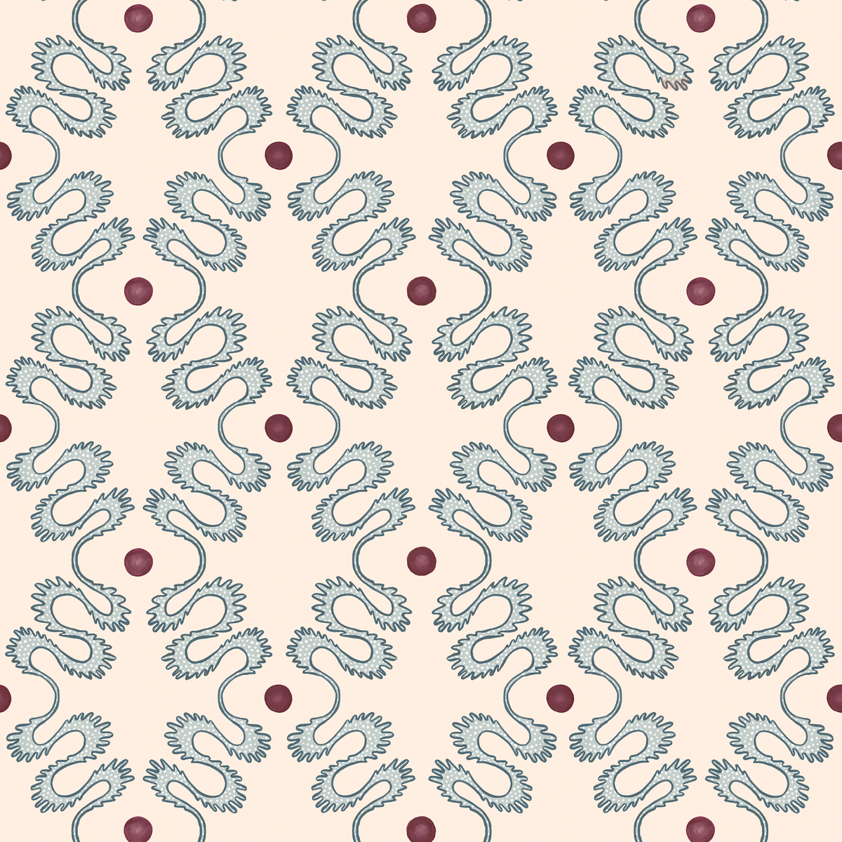 Pattern Play Wallpaper - Indigo
