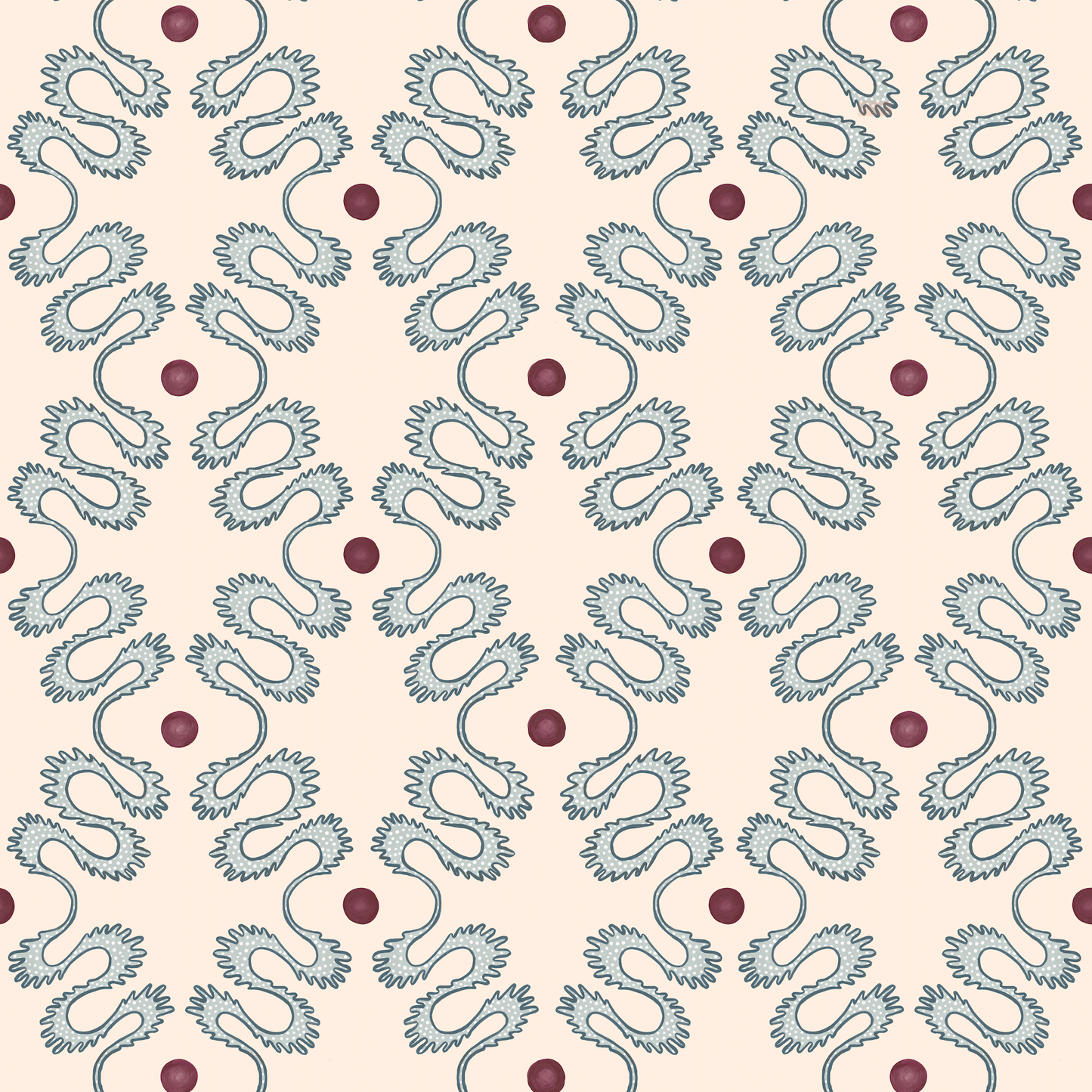 Pattern Play Wallpaper - Indigo
