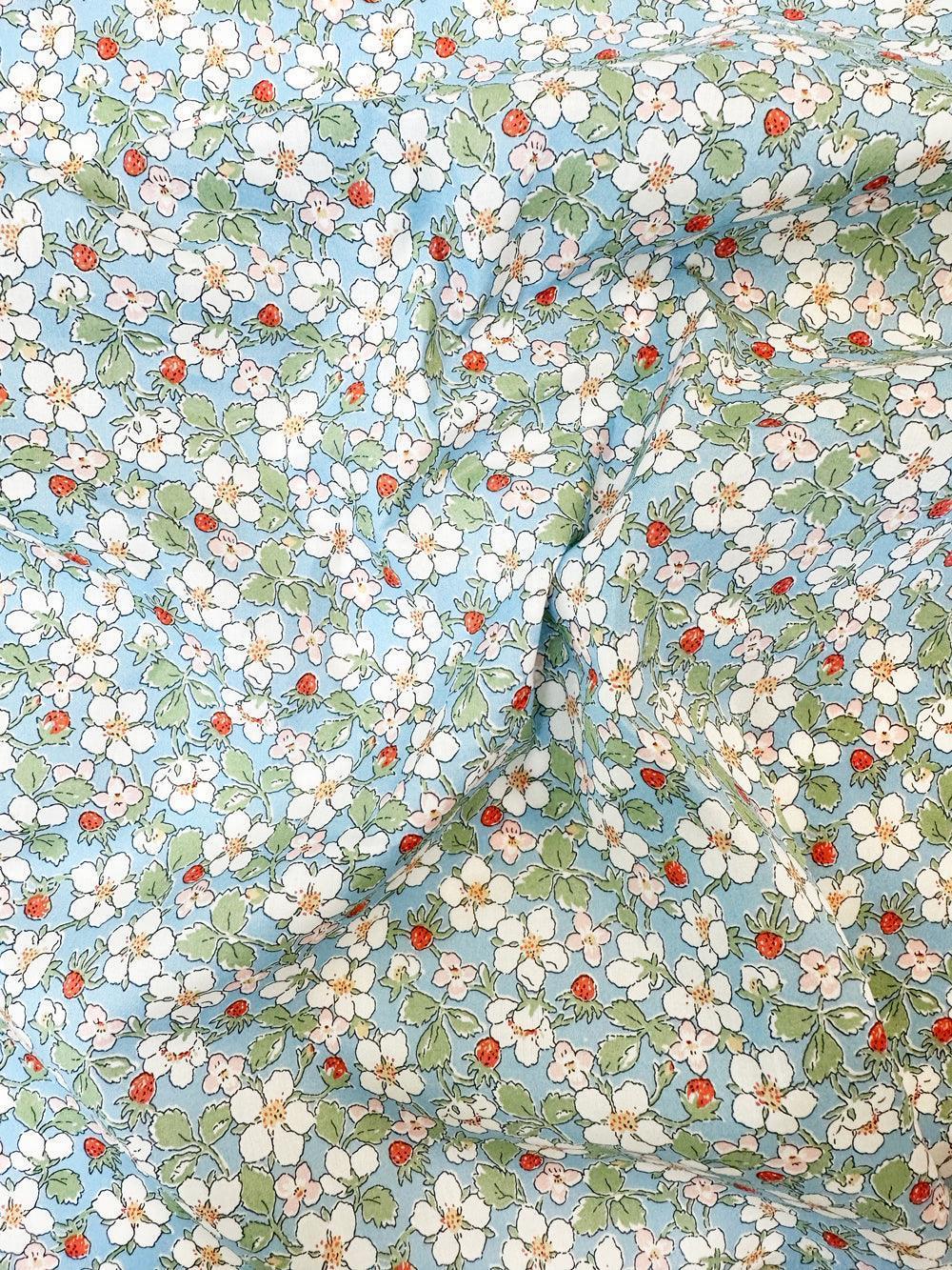 Picnic Blanket Made With Liberty Fabric Vacation Stripe