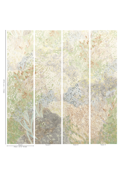 The Painted Garden No.2 Wallpaper
