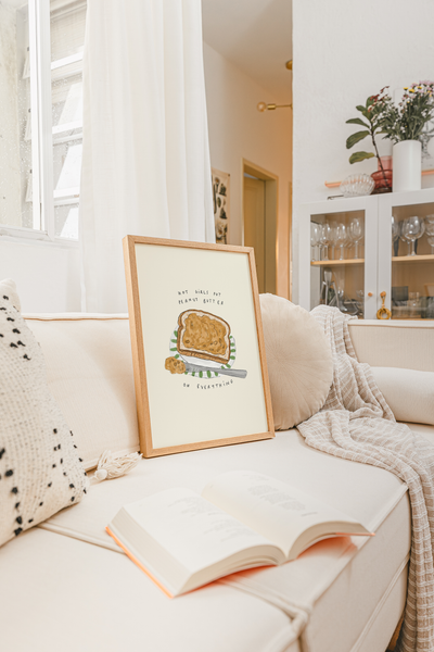 Hot Girls Put Peanut Butter On Everything Print