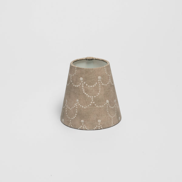 5” Candle Clip Lampshade Pearl Chain – MARRONE