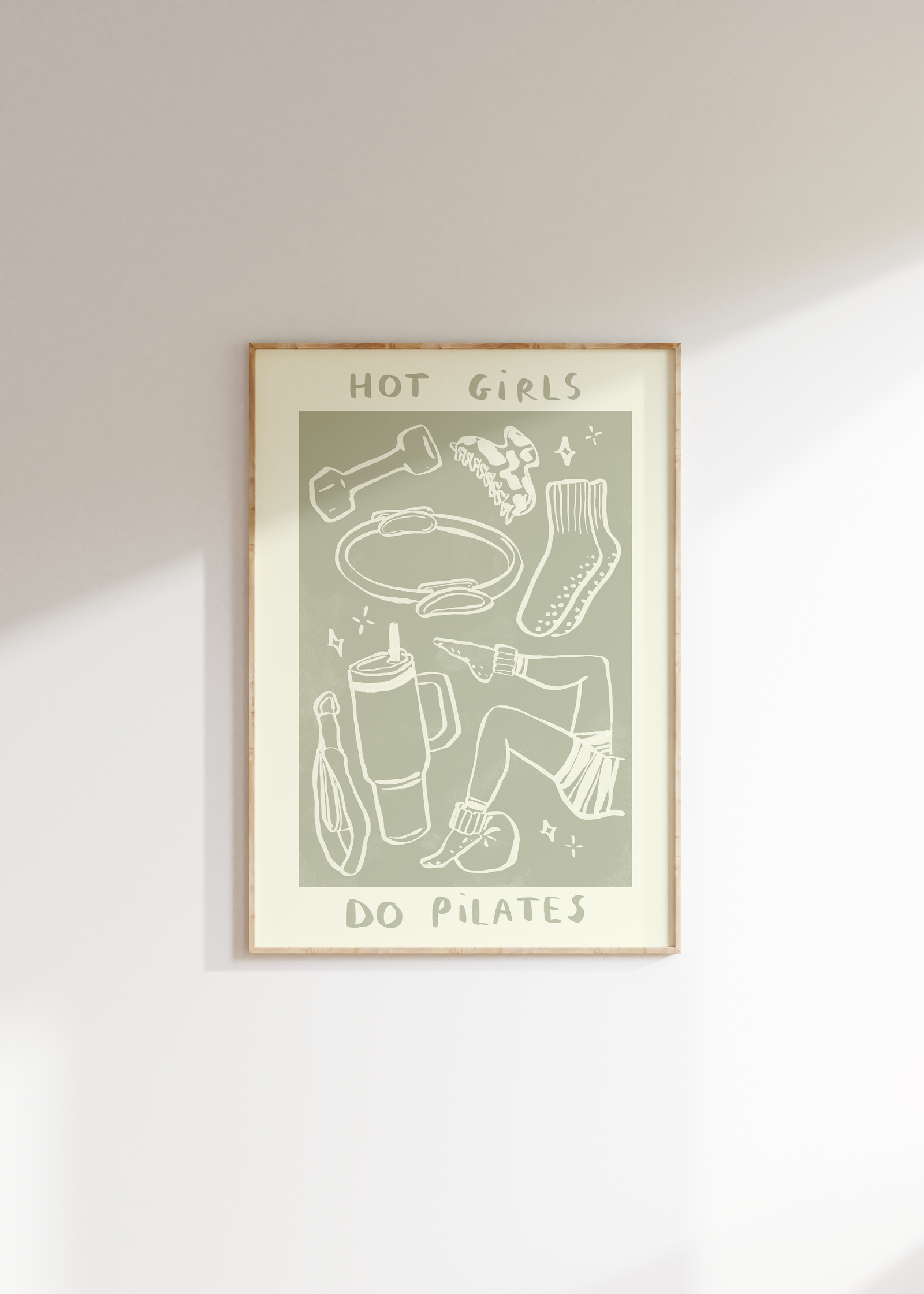 Hot Girls Do Pilates Print