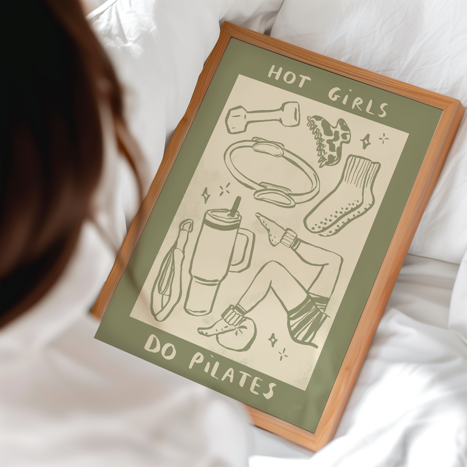 Hot Girls Do Pilates Print