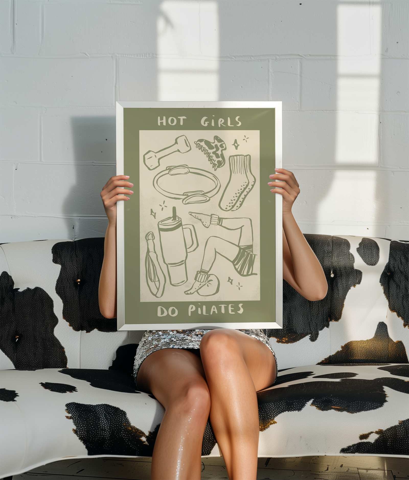 Hot Girls Do Pilates Print