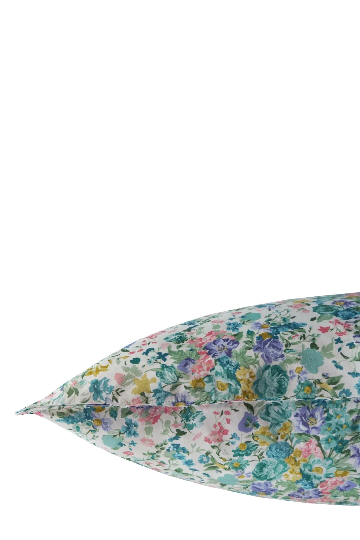 Housewife Pillowcase Made With Liberty Fabrics & Bridgerton Bouquet Parade Green