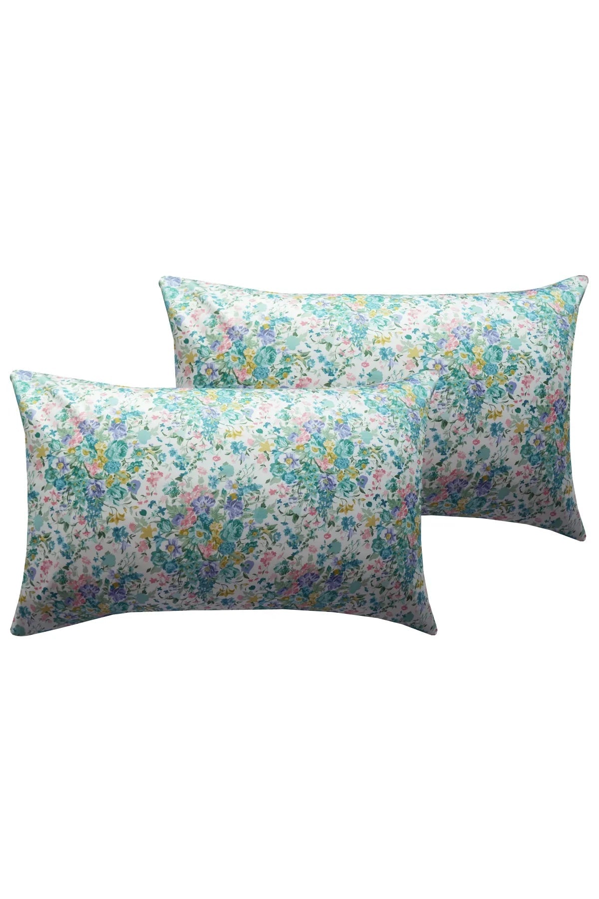 Housewife Pillowcase Made With Liberty Fabrics & Bridgerton Bouquet Parade Green