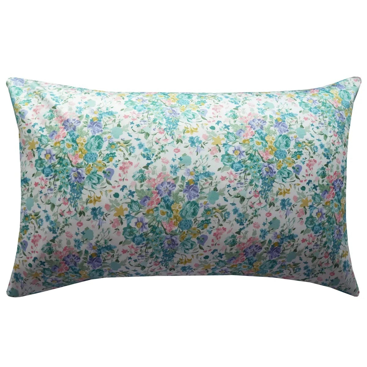 Housewife Pillowcase Made With Liberty Fabrics & Bridgerton Bouquet Parade Green