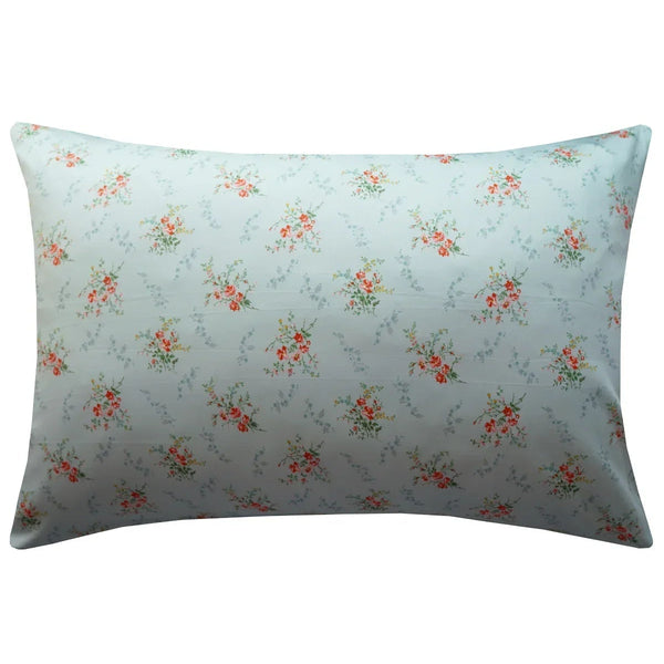 Housewife Pillowcase Made With Liberty Fabrics & Bridgerton Garden Blooms Blue