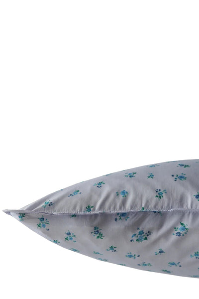 Housewife Pillowcase Made With Liberty Fabrics & Bridgerton Posy Corsage Blue