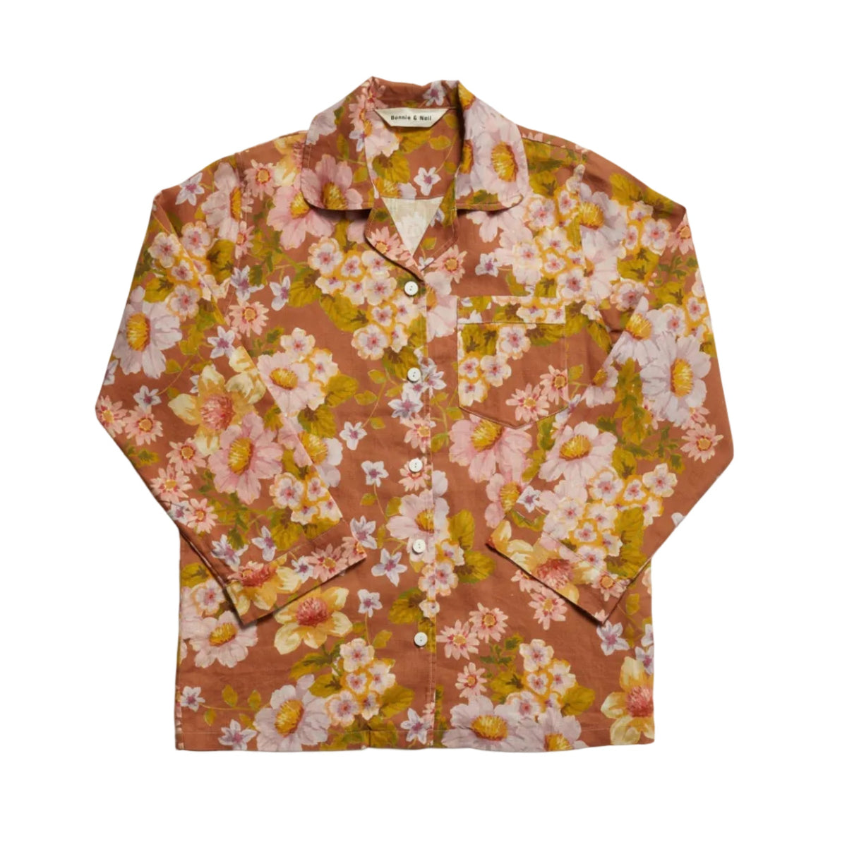 Buttercup Rust Linen Pyjama Set