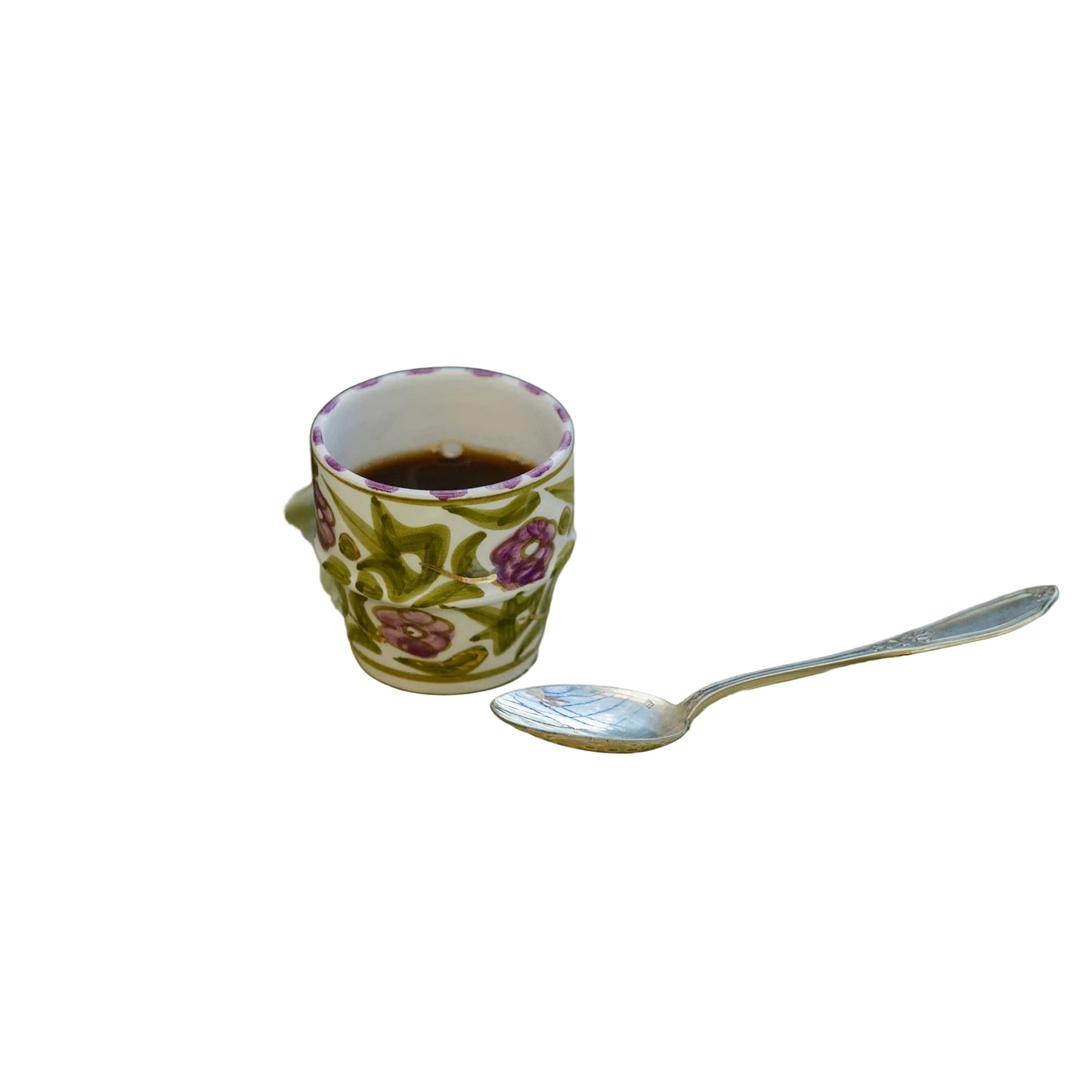 PLATEAUX RONDS EMPREINTE KAKI GOLD CERAMIC (14589832167807)