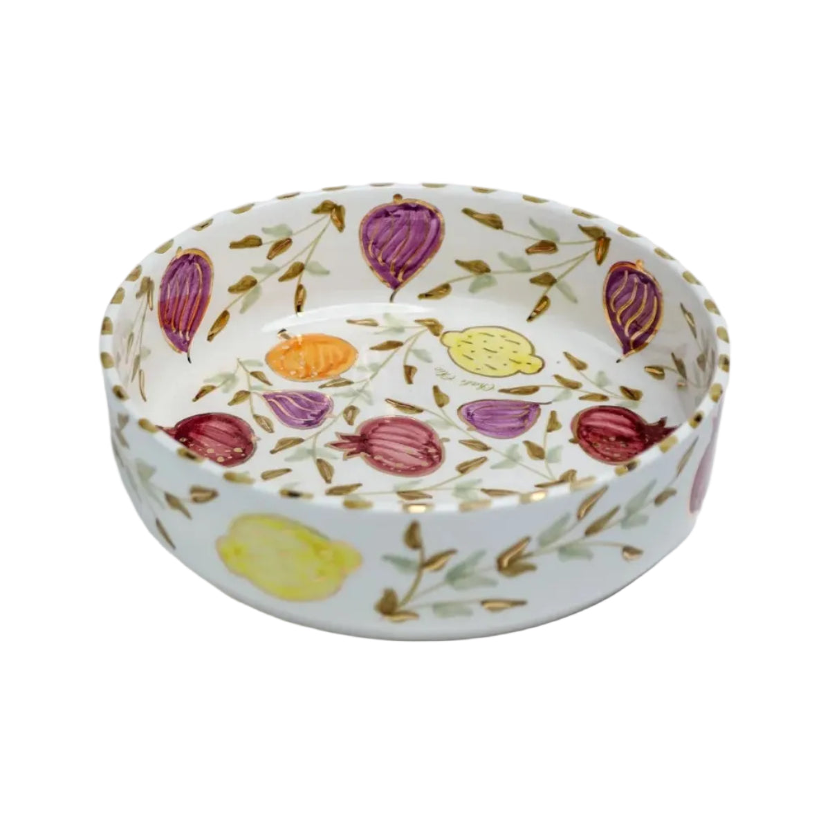 Rectangular Serving Platter - Tutti Frutti Gold