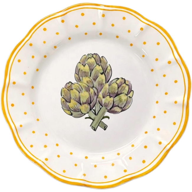 Plumetis Plate Carciofo Yellow - 16cm