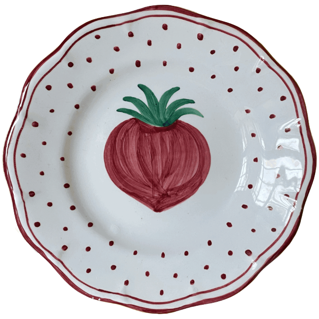 Plumetis Plate Tomato Red - 16cm