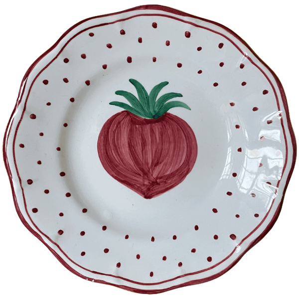 Plumetis Plate Tomato Red - 16cm