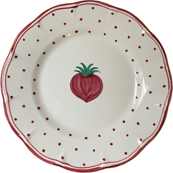 Plumetis Plate Tomato Red - 25cm
