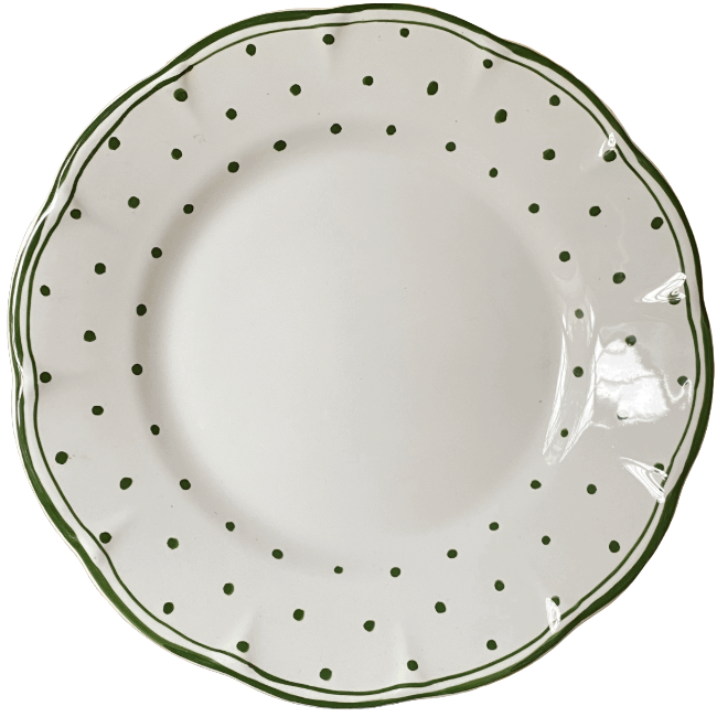 Plumetis Plate Green - 25cm