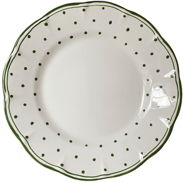 Plumetis Plate Green - 25cm