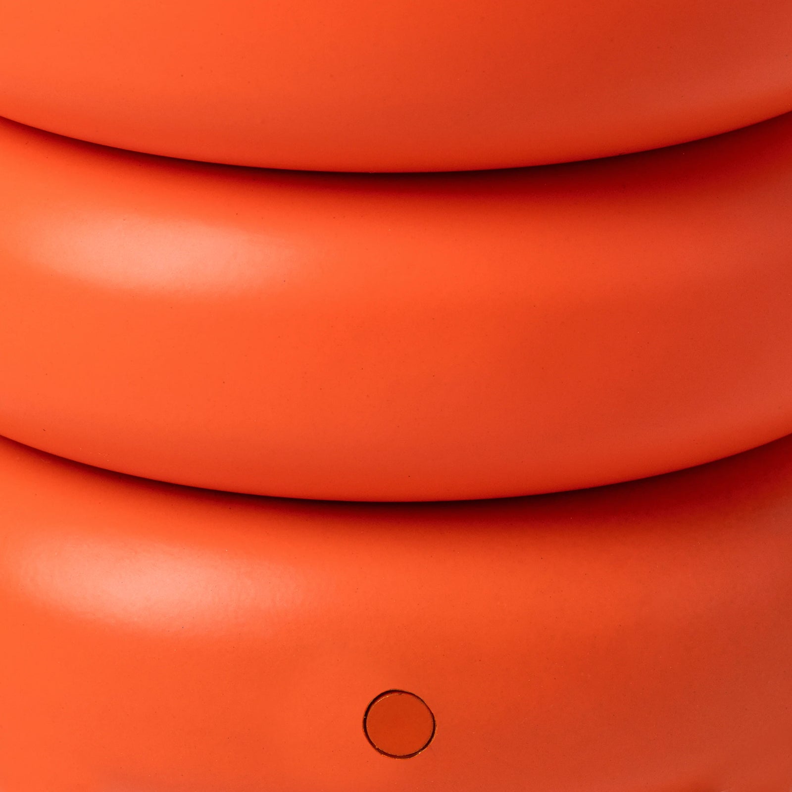 Peel orange cordless table lamp