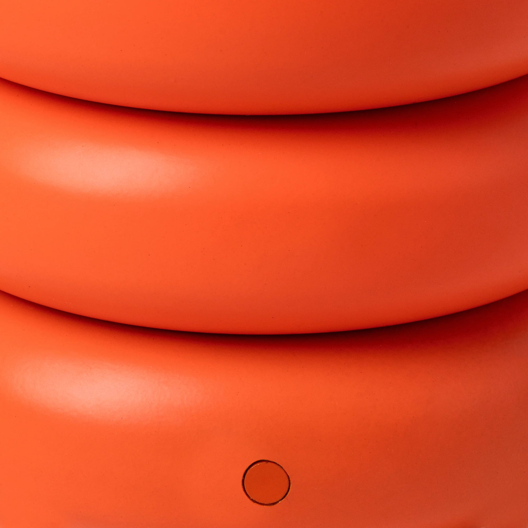 Peel orange cordless table lamp