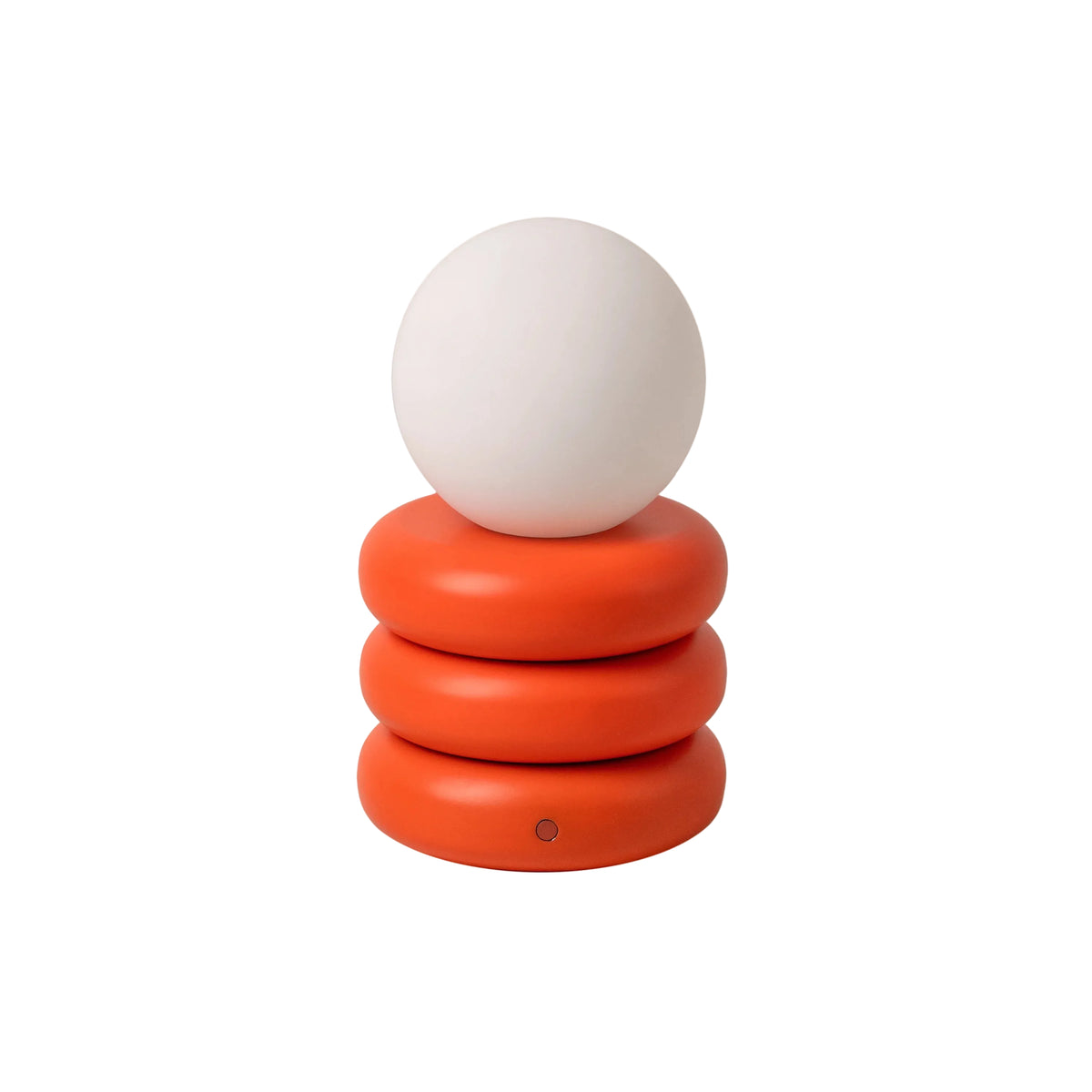 Peel Orange Cordless Table Lamp