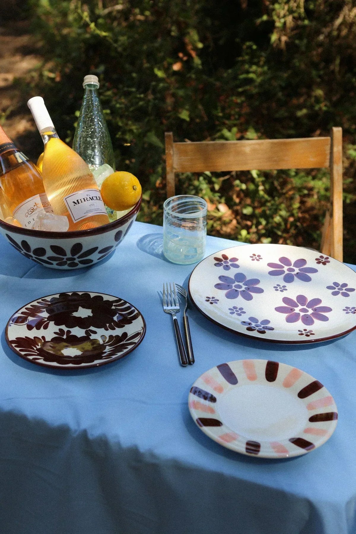 Parasol Side Plate, Neapolitan