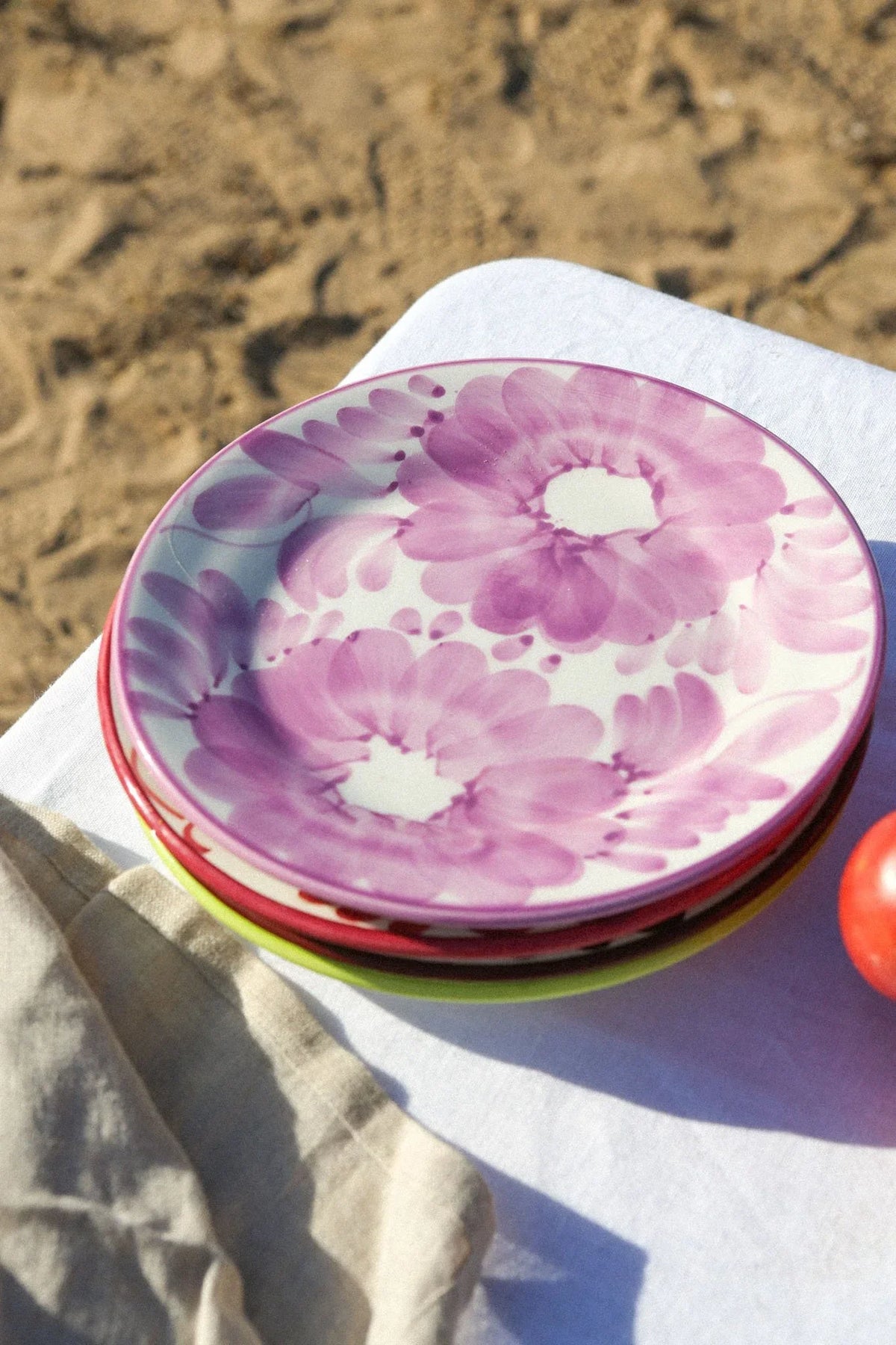 Florita Dessert Plates, Set of 4