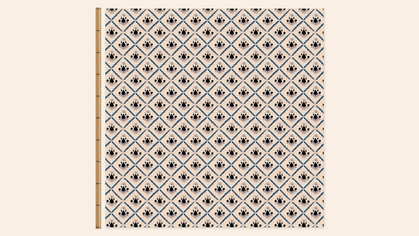 Pome Linen, Oxford Blue, Metre