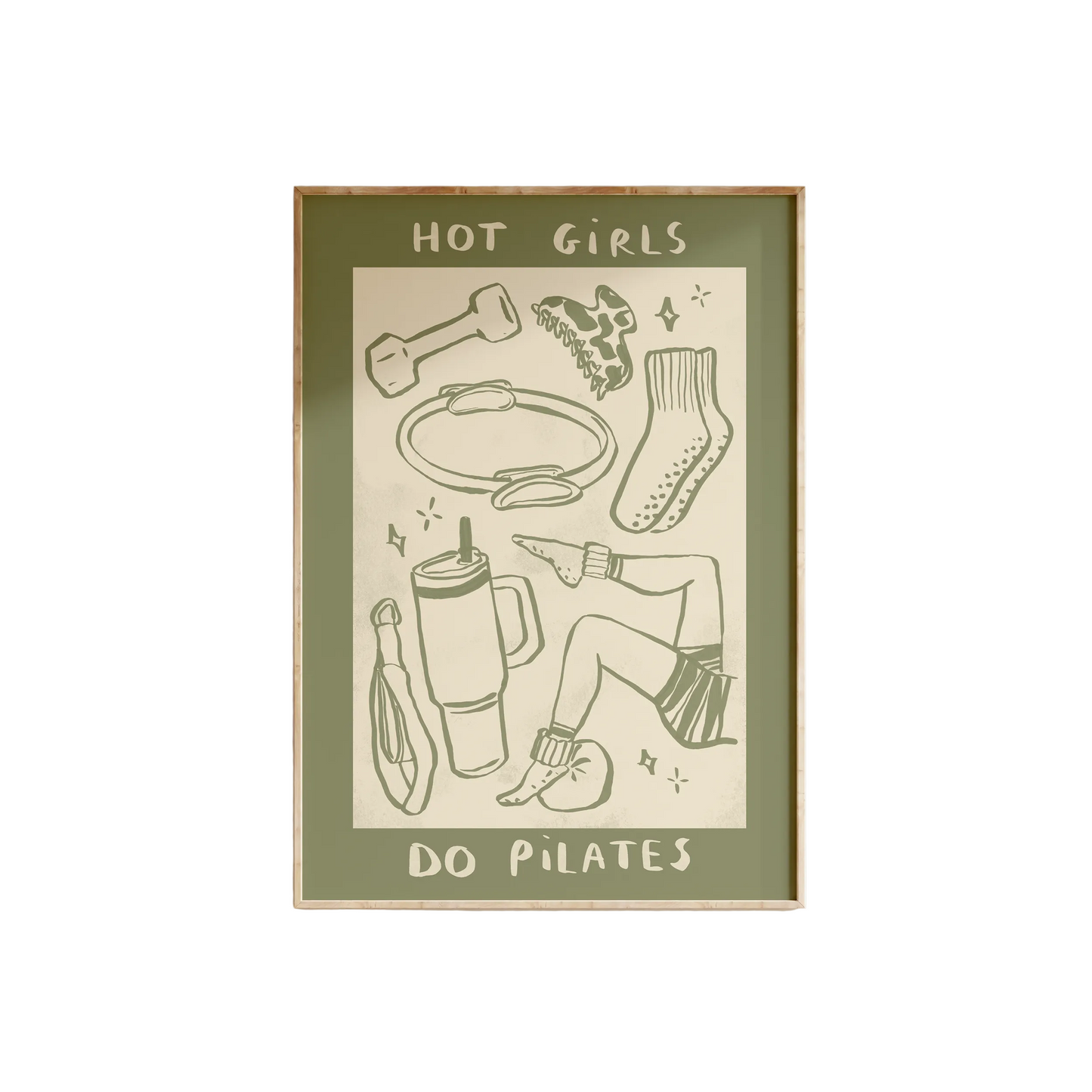 Hot Girls Do Pilates Print