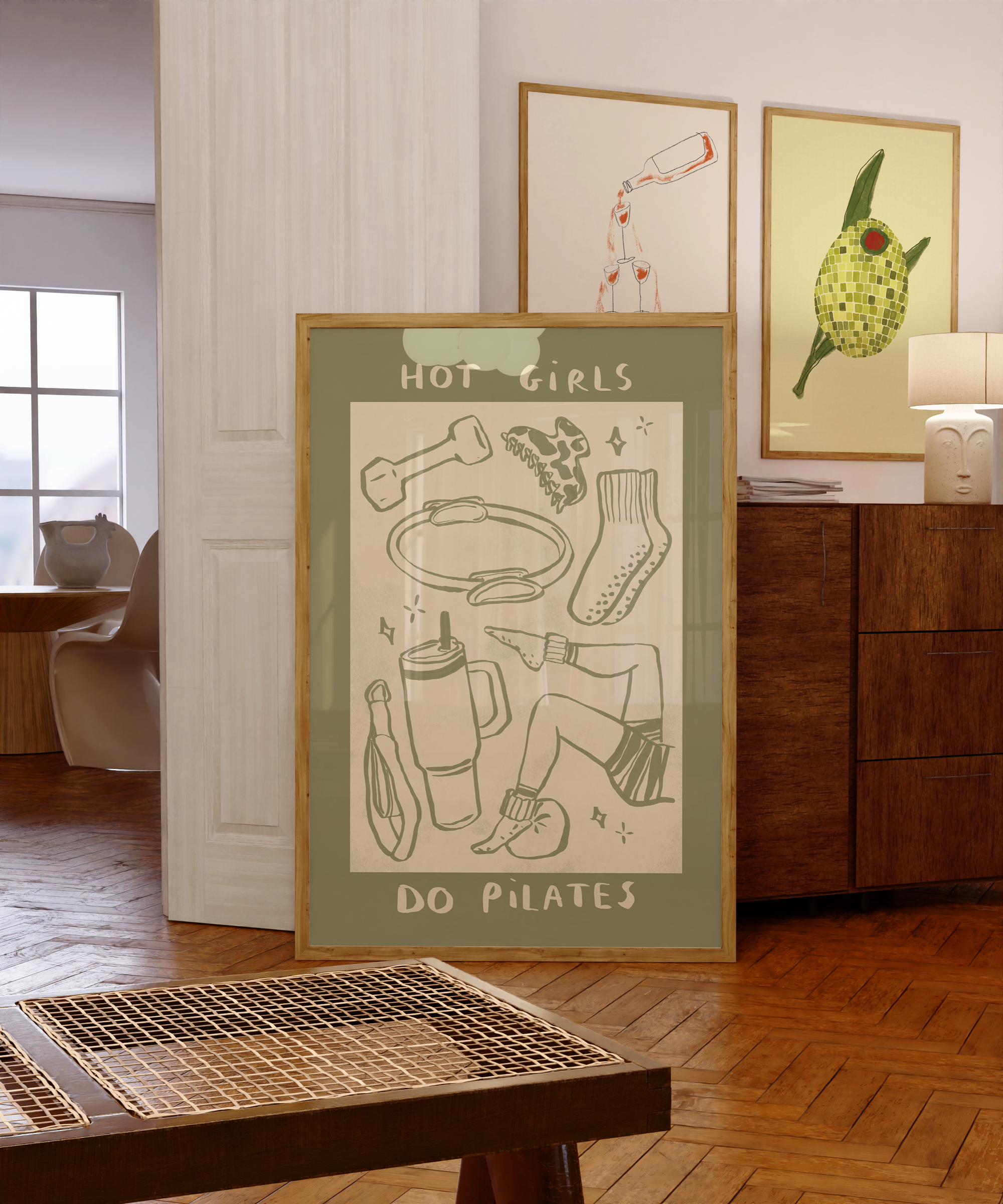 Hot Girls Do Pilates Print