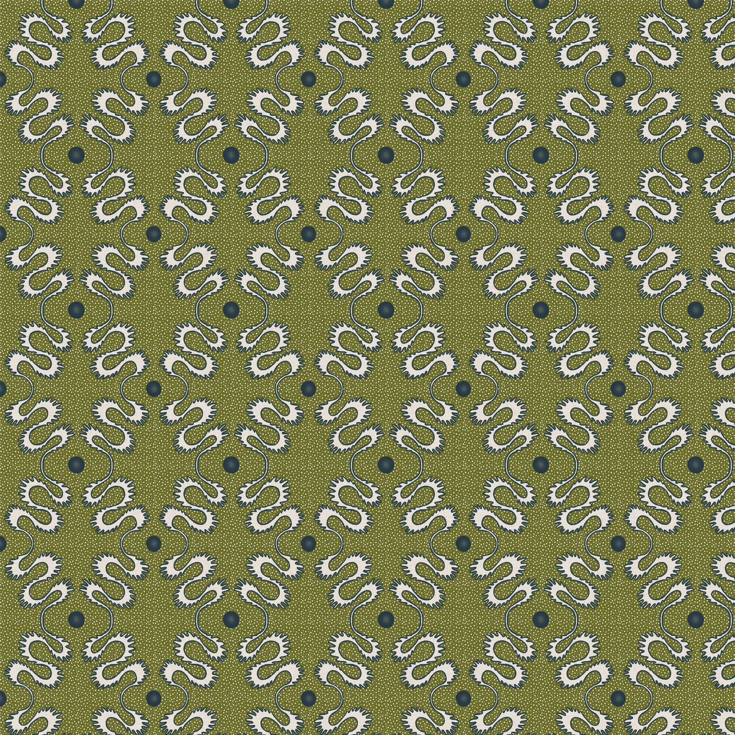Pattern Play Fabric -  Olive