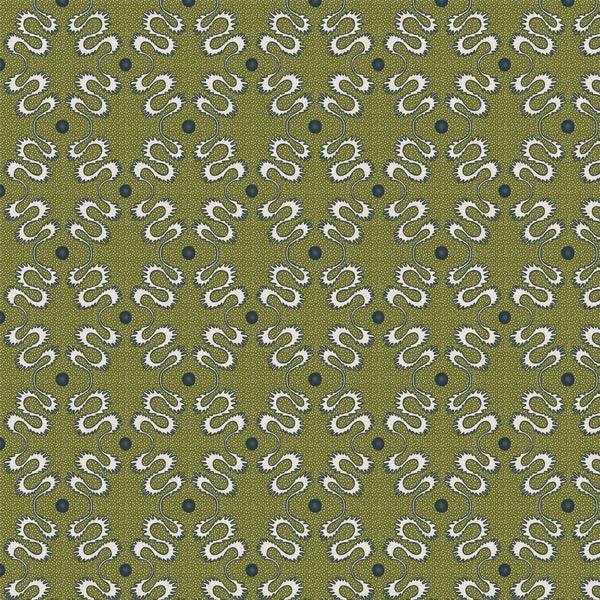 Pattern Play Fabric -  Olive