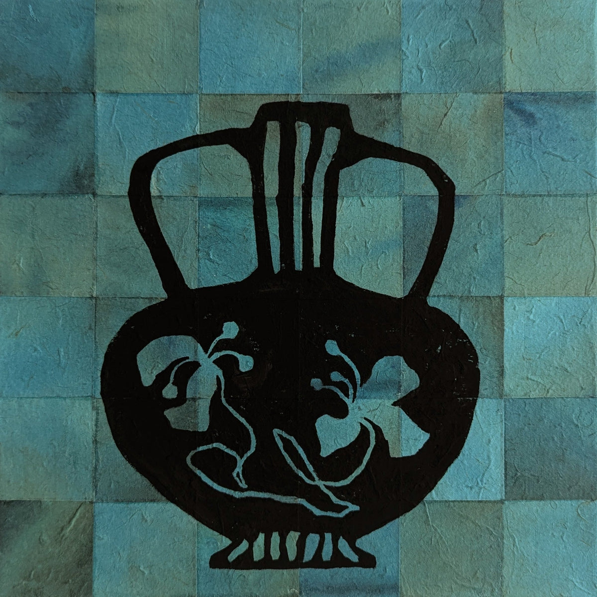 Vase With Two Flowers Artwork