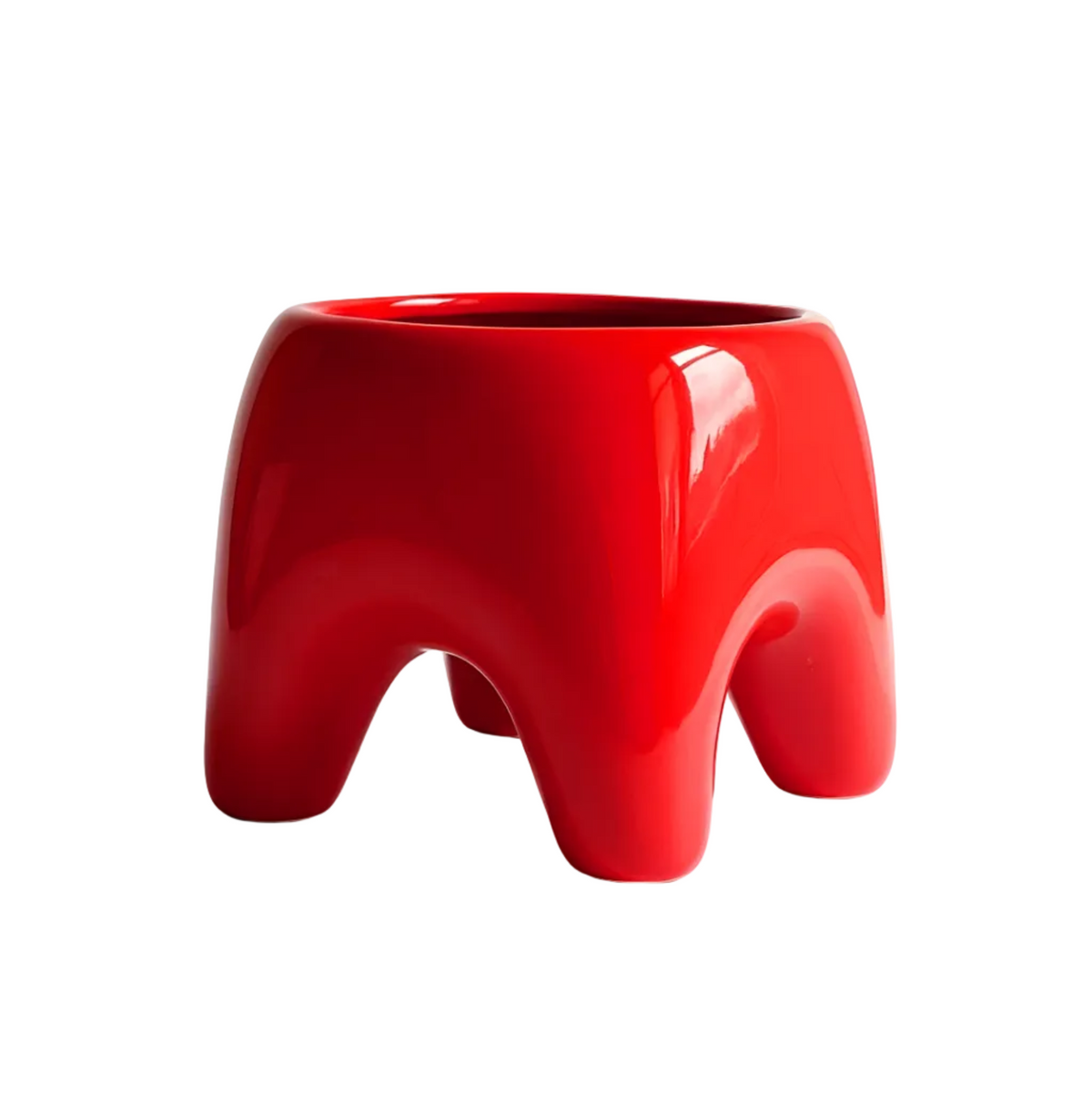 BUDDY Planter in Poppy Red