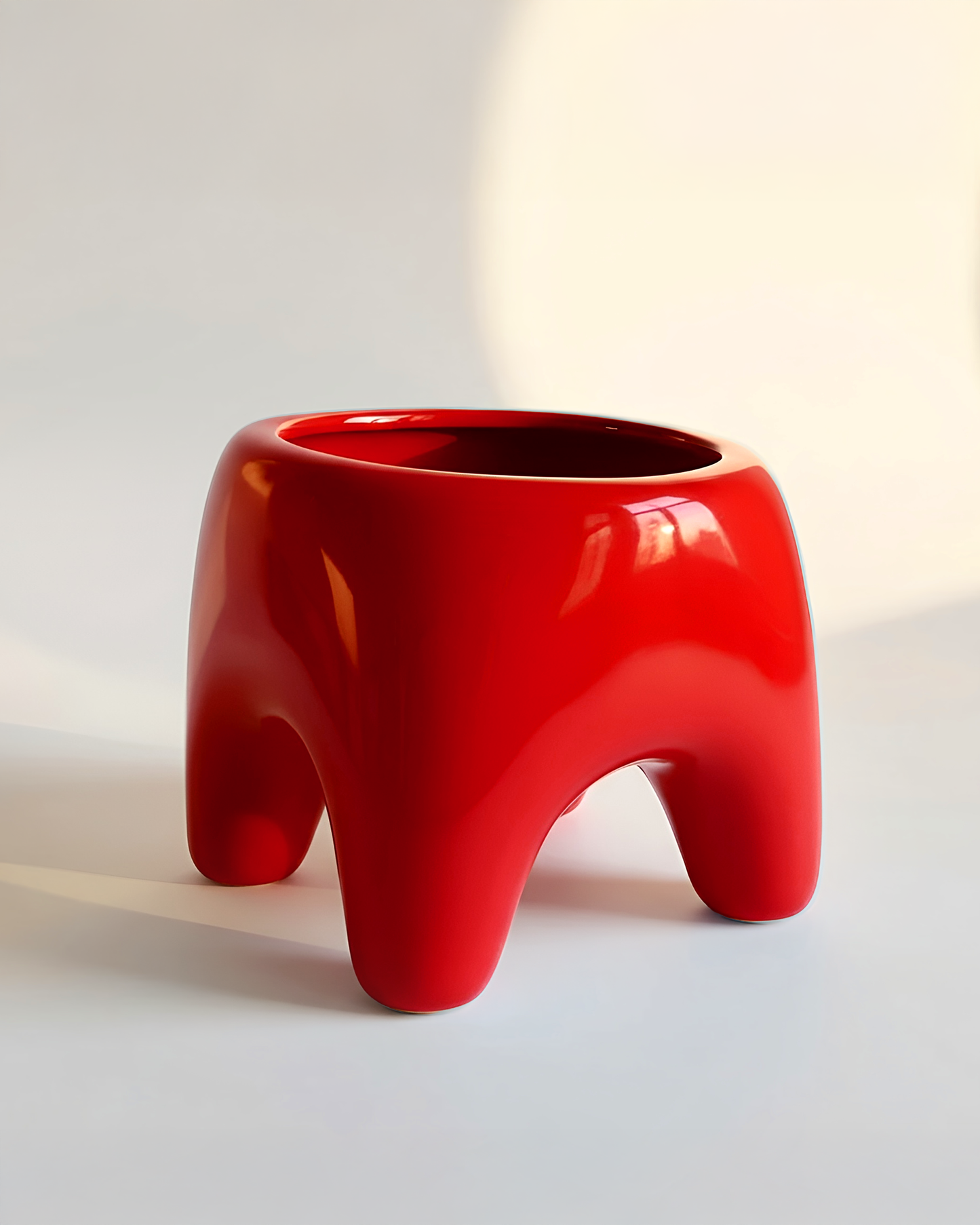 BUDDY Planter in Poppy Red