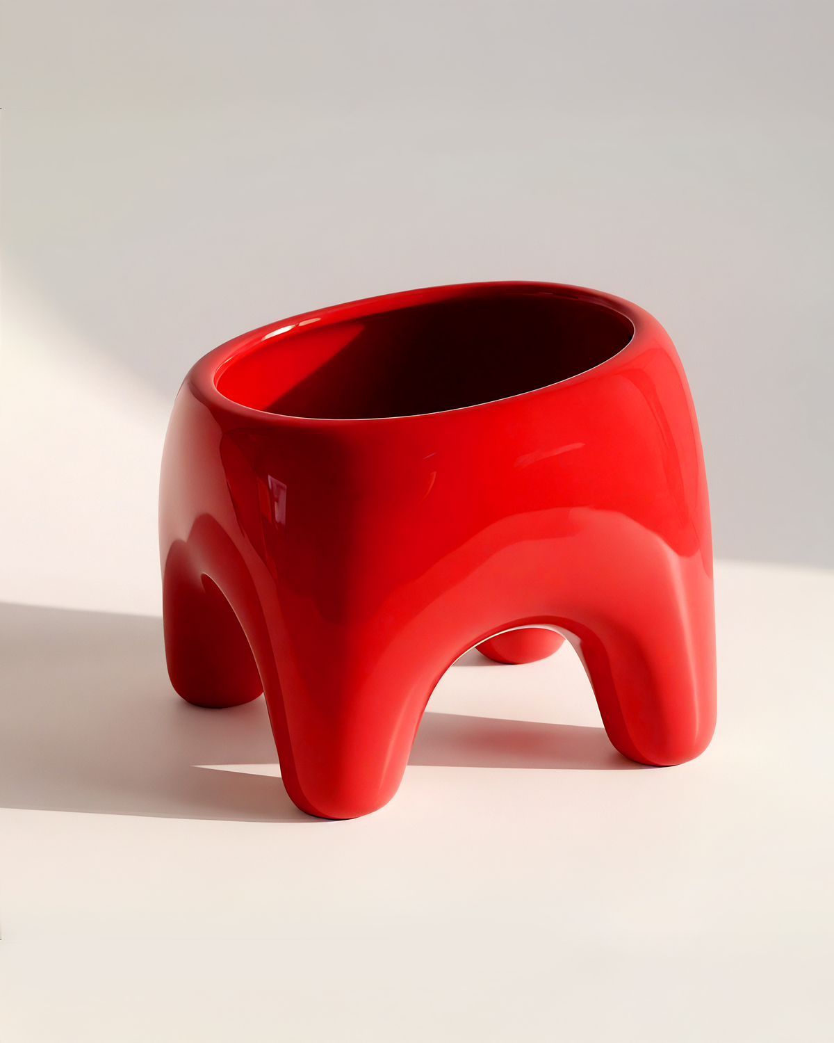BUDDY Planter in Poppy Red
