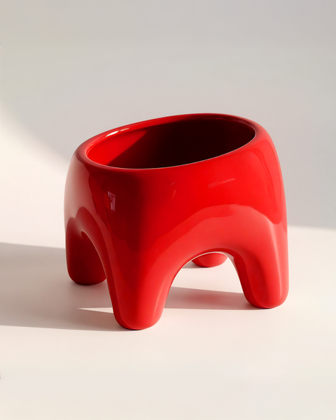 BUDDY Planter in Poppy Red
