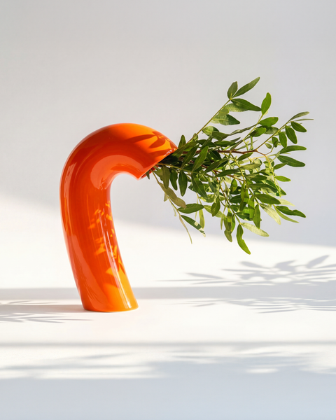 VITA Vase in Micha Orange