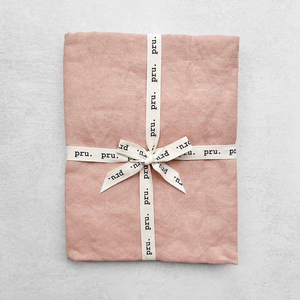 Travel Towel 100% OEKO-TEX® Certified Linen - Pale Pink