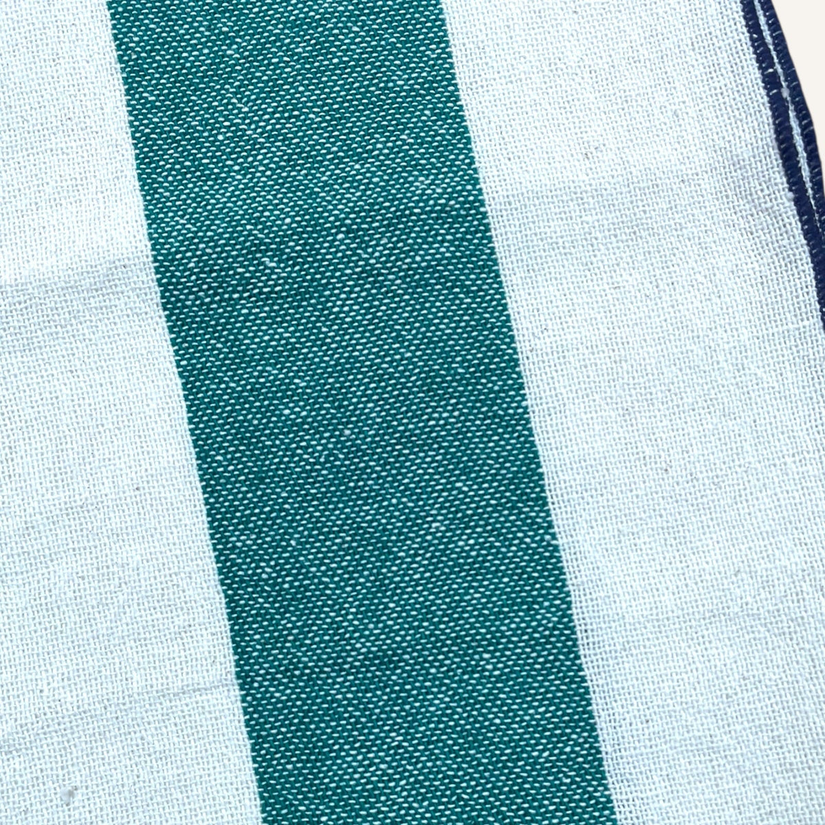 Teal Palm Pal Tea Towel | Block-Printed Cotton | 18x26 in