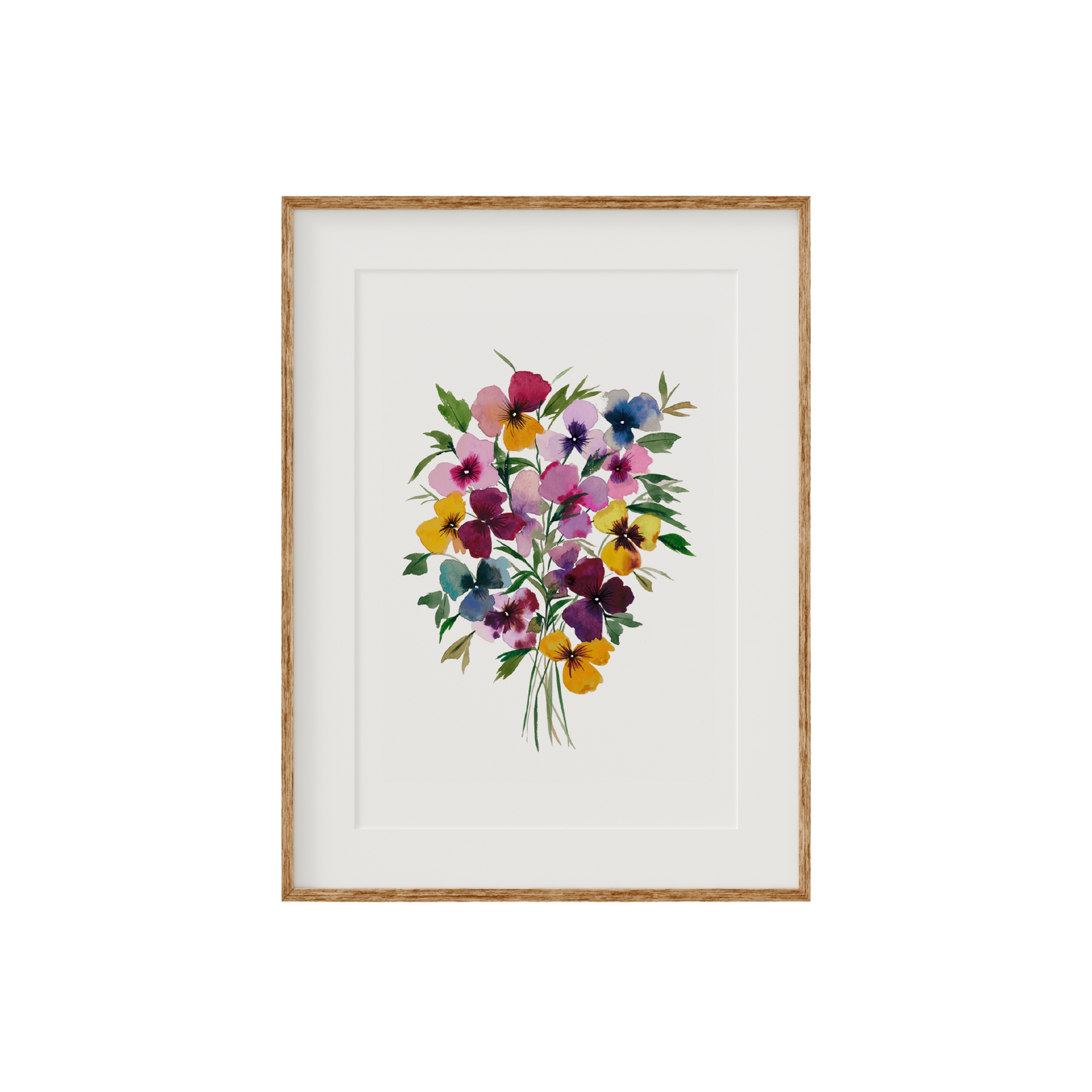 Pansies Fine Art Print