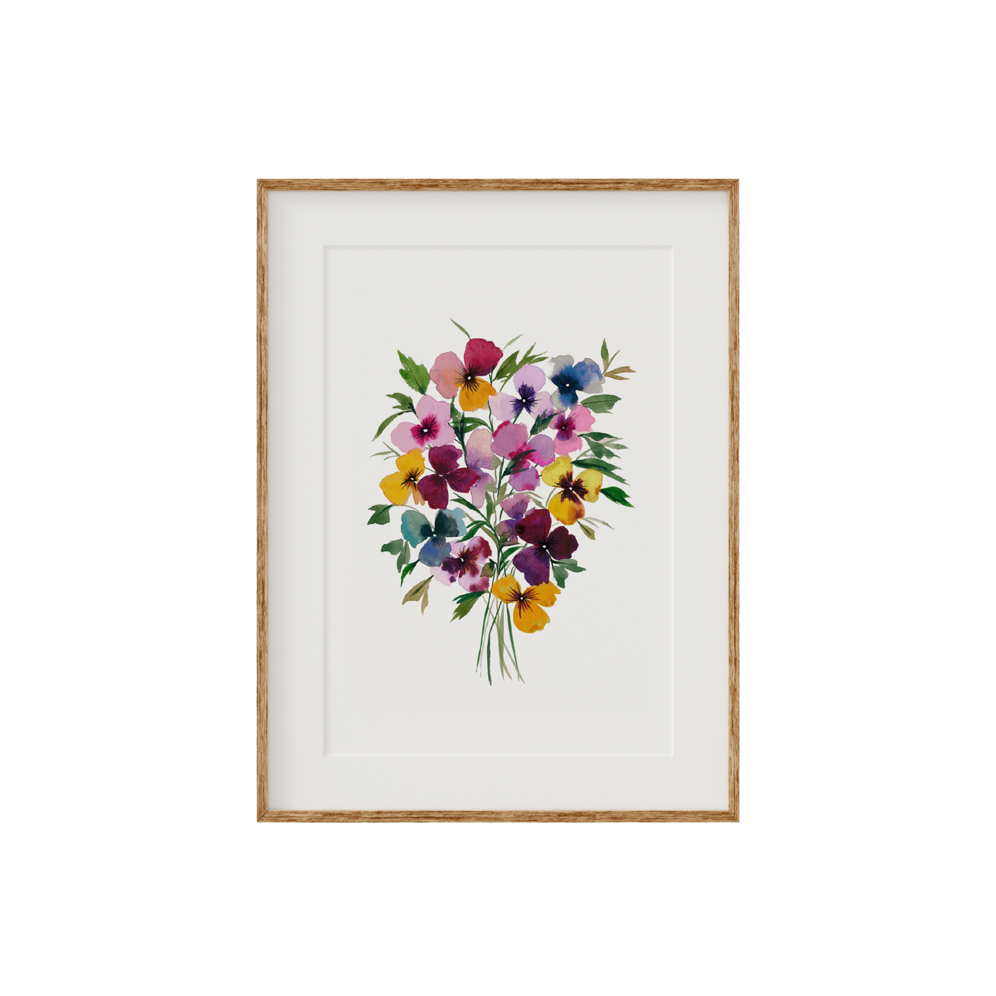 Pansies Fine Art Print