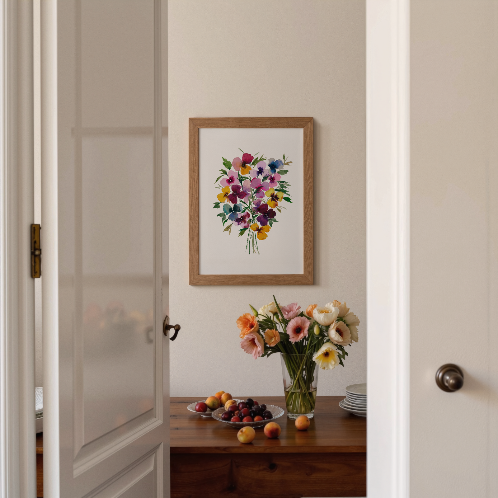 Pansies Fine Art Print